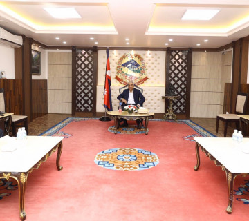 बालुवाटार छलफल  : एमसीसी संसदमा लैजाने प्रधानमन्त्रीको जोड, प्रचण्ड–माधवले समय मागे